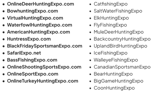 Sportsman Website Domain Examples